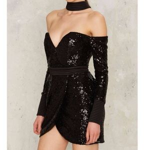 Zhivago Black Sequin Viva Dress