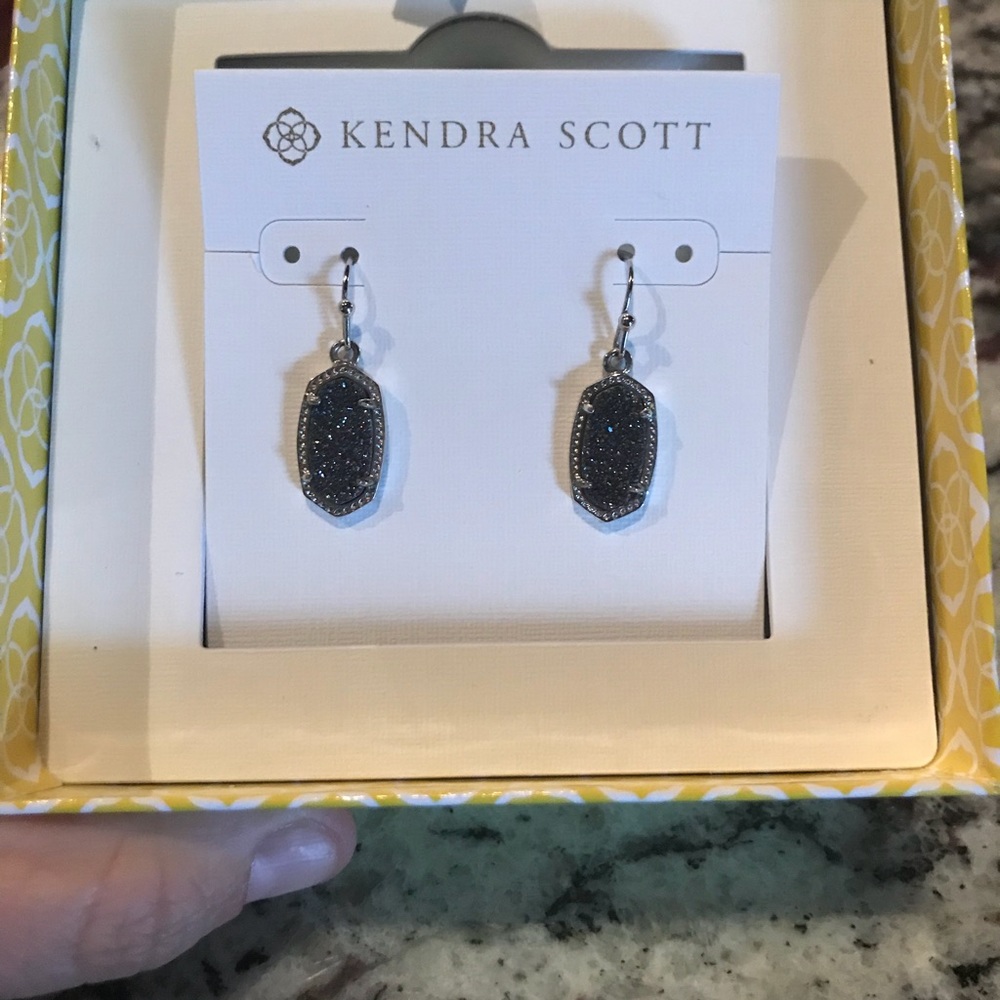 Kendra Scott Lee Earrings (multi drusy)