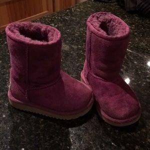 Toddler sz 8 purple ugg boots