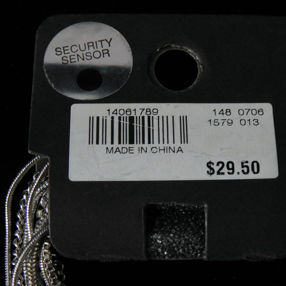 NWT Silver multi strand necklace LTDN76 - Picture 3 of 7