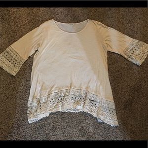Indigo Soul Cream Blouse
