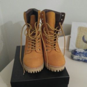 Jeffrey Campbell wedge boots