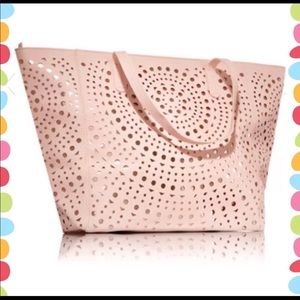 Firm NEW Bath body works tote bag blush pink