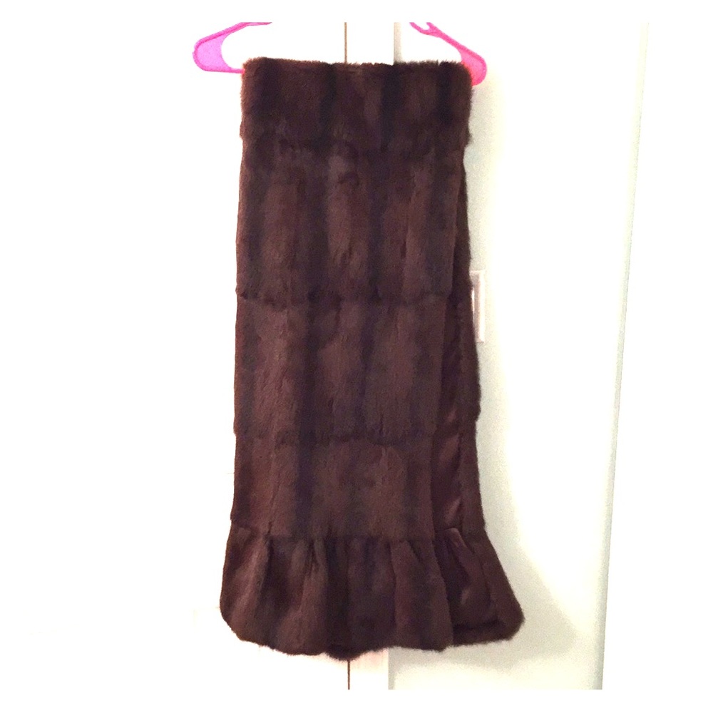 Fur shawl-- Korean brand.