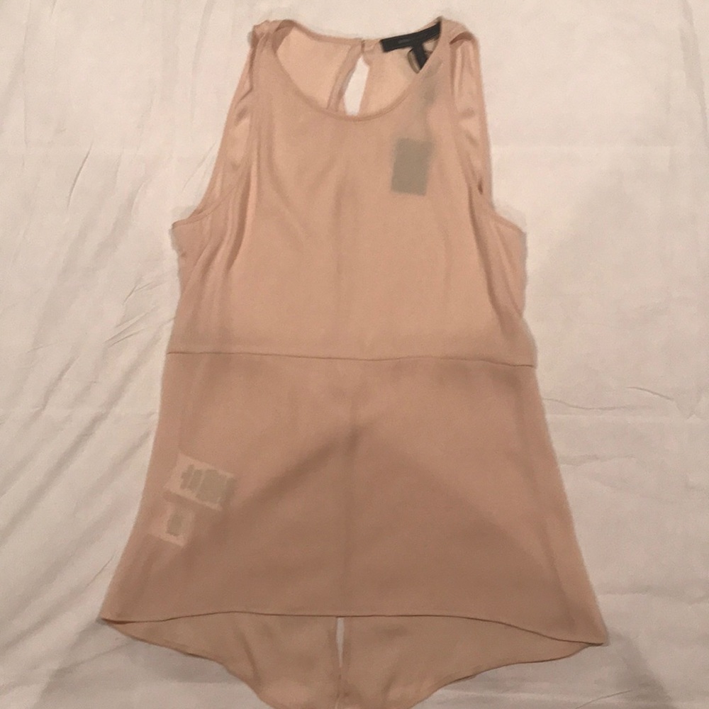 Nude BCBG blouse size xs