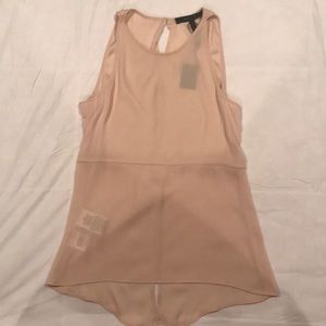 Nude BCBG blouse size xs