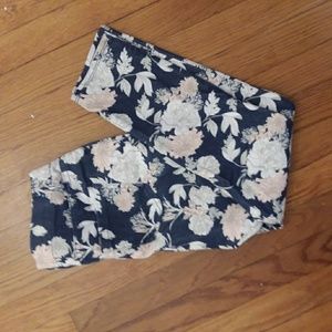Floral Jegging Capri