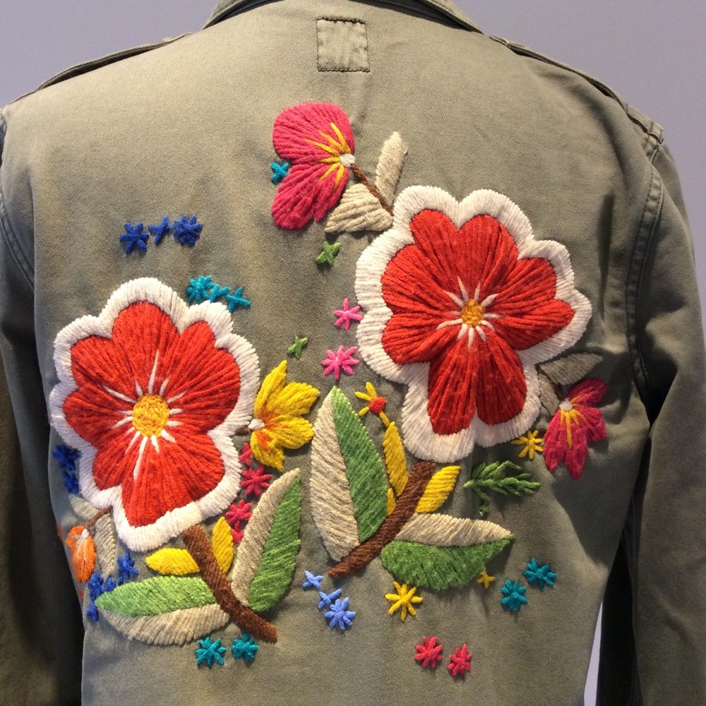 ❤️Lucky brand embroidered jacket