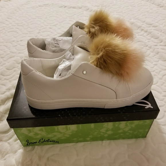 Sam Edelman Leya Faux Fur Sneaker - Picture 4 of 6