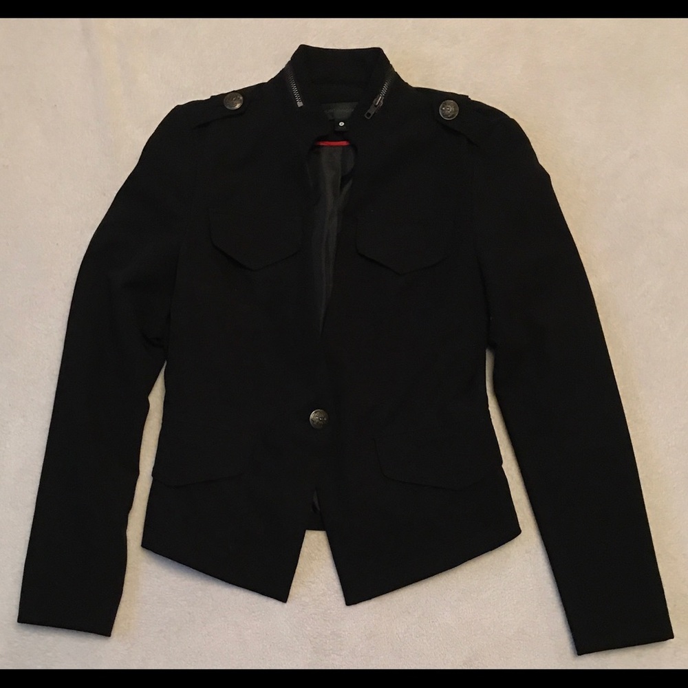 Worthington Black Single Button Blazer