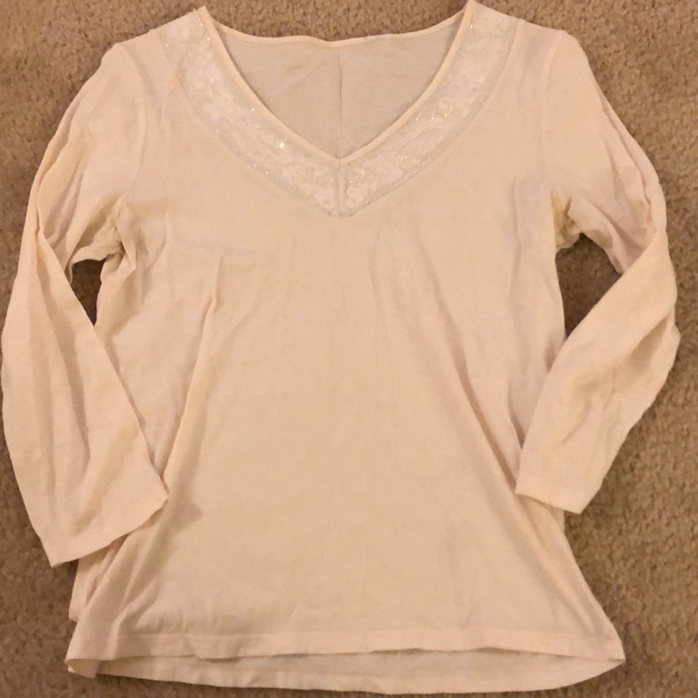 Ivory Top with Jewels