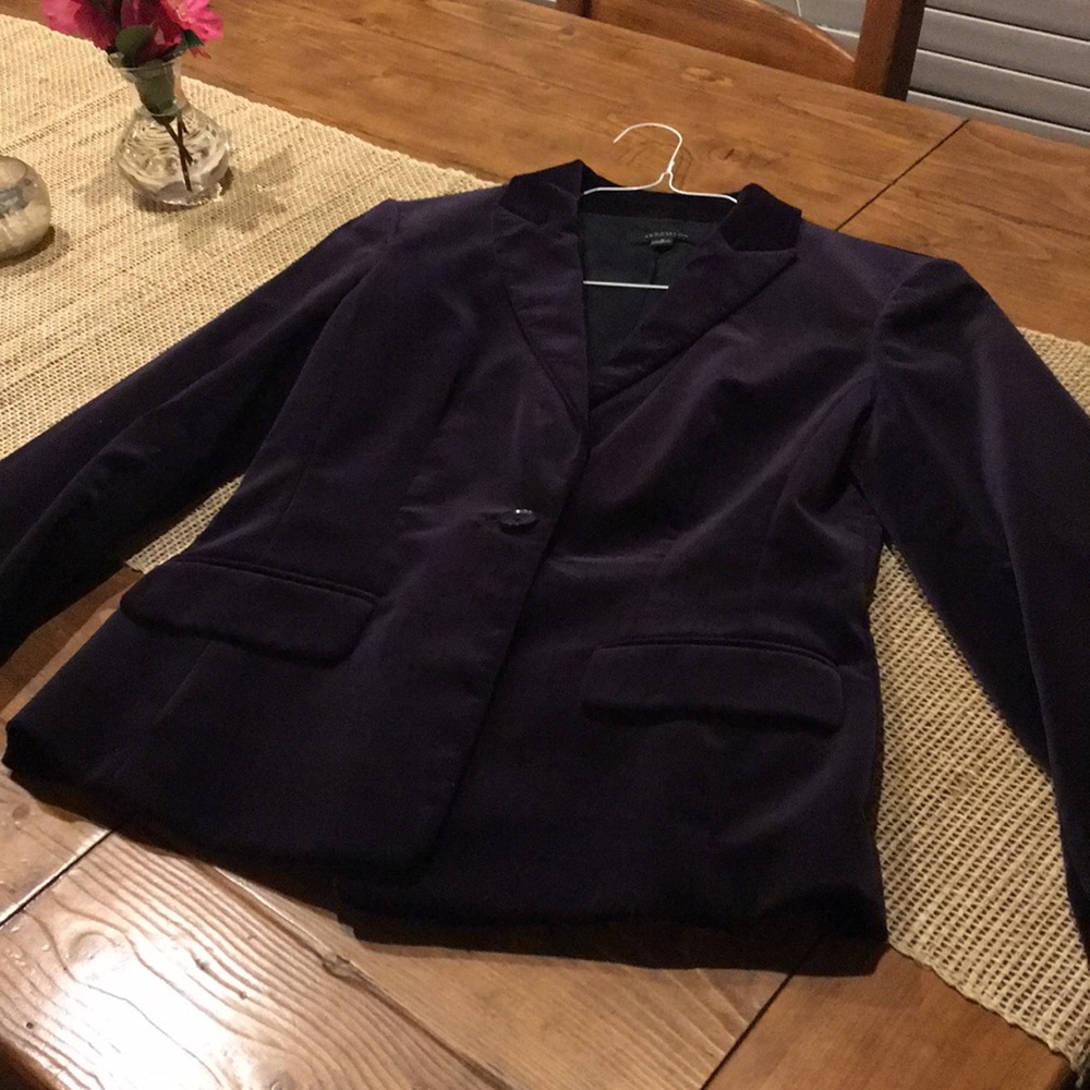 Ann Taylor Velvet Blazer