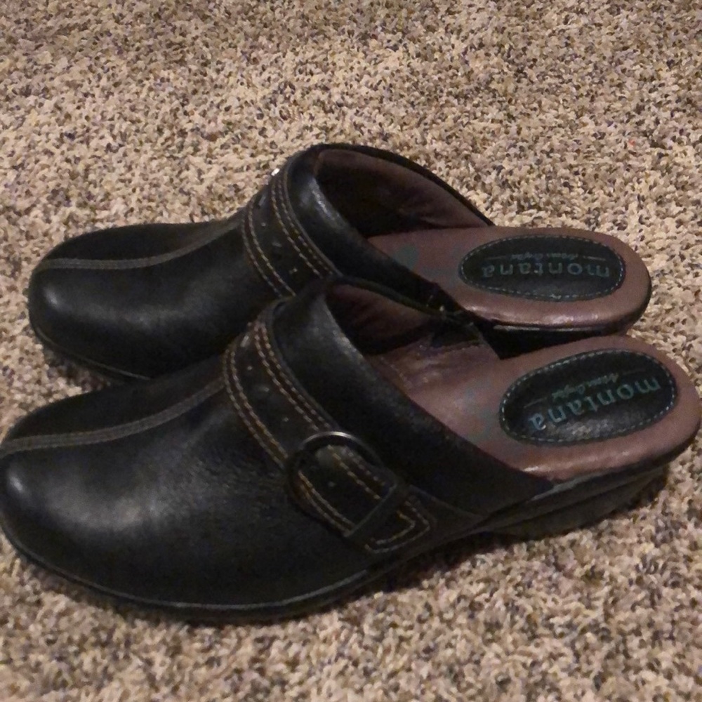New Leather Clogs