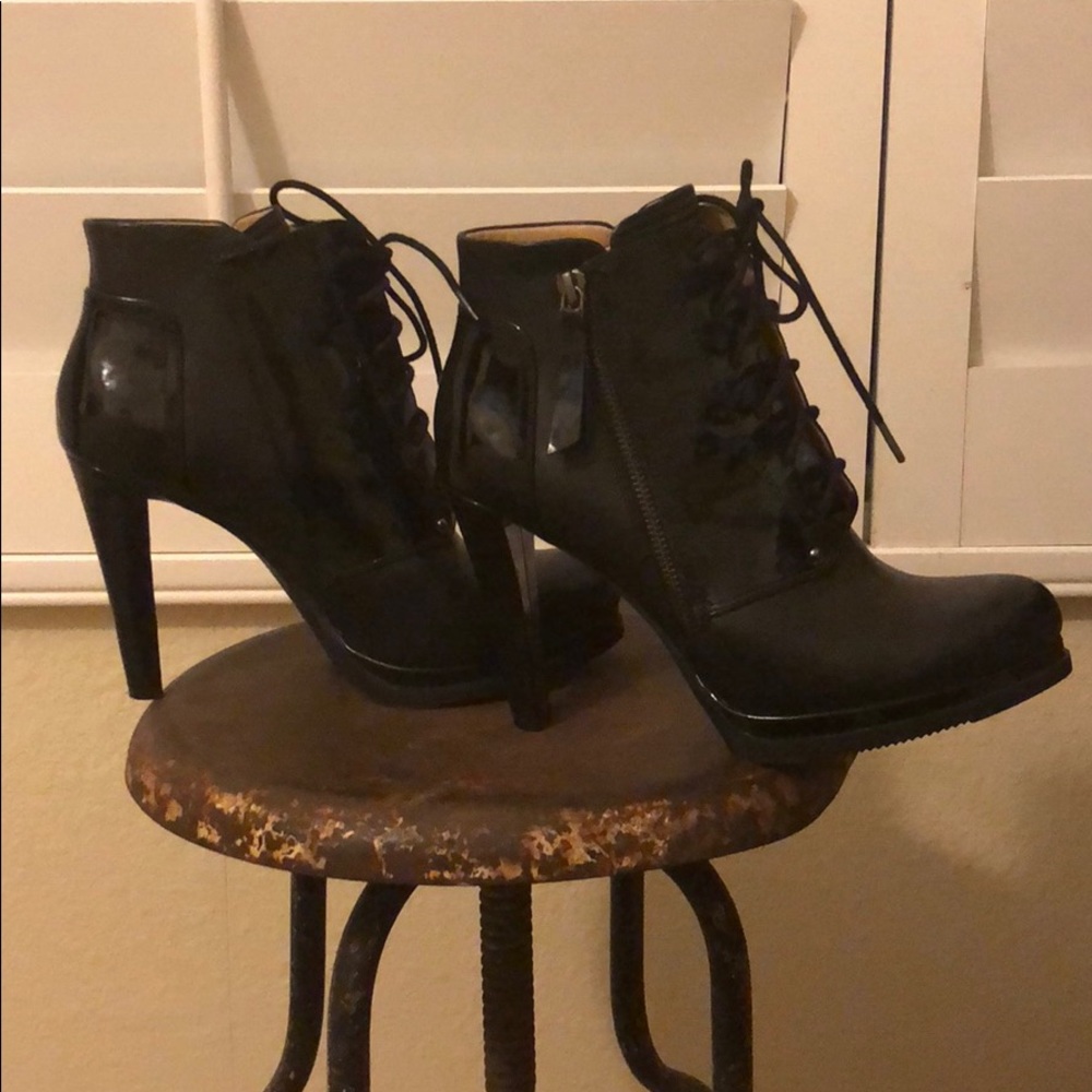 Neiman Marcus Rocker Booties - Picture 5 of 8
