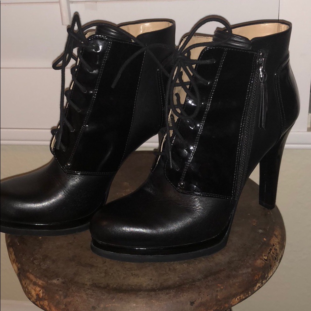 Neiman Marcus Rocker Booties - Picture 2 of 8