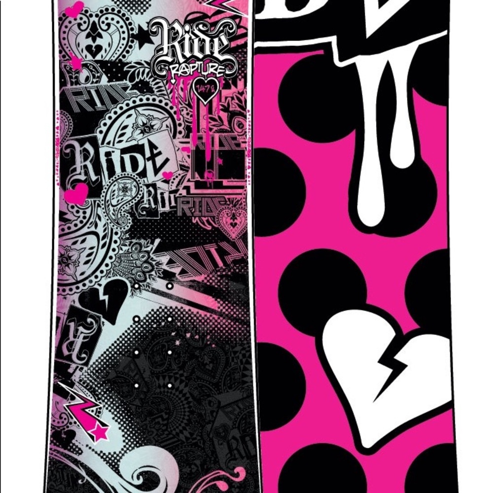 Ride Rapture snowboard Burton Stiletto Bindings