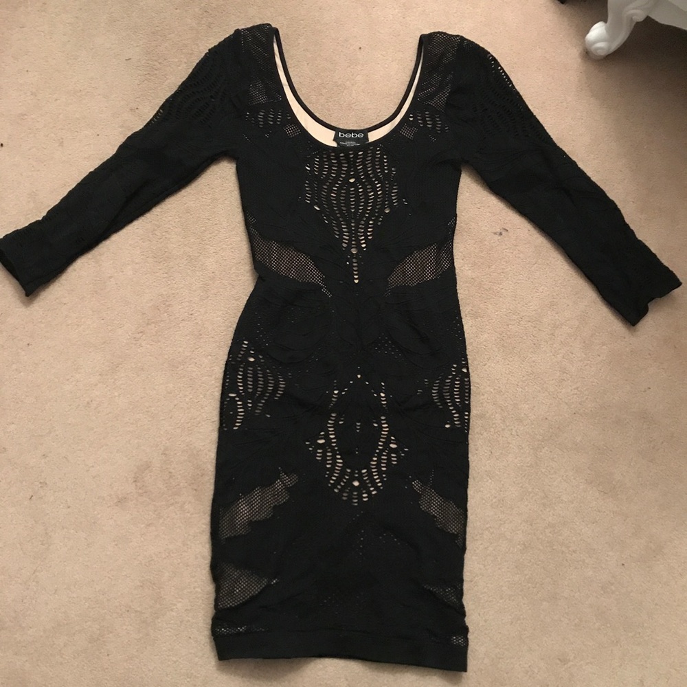 bebe bodycon dress