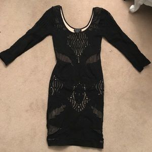 bebe bodycon dress