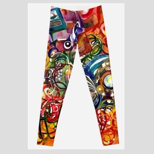 COLORFUL LEGGINGS WOMEN - DESIGNED BY ARTIST