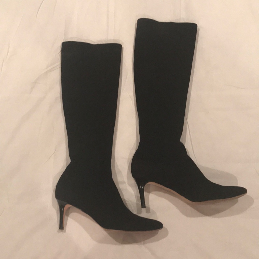 Cole Haan black suede boots size 9