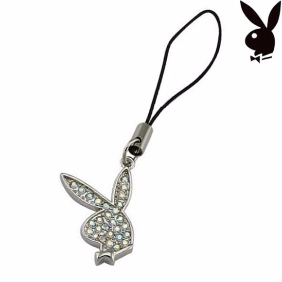 PLAYBOY Accessories - Playboy Cell Phone Charm Swarovski Crystal Bunny