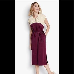 HANNA ANDERSSON Color Block "Anna" dress, Sz L