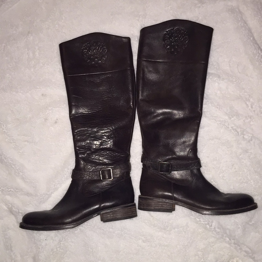 Vince Camuto knee high leather boots