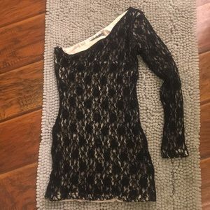 EUC Black One Shoulders Women’s dress sz M