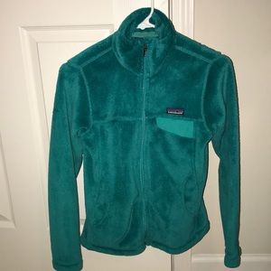 Patagonia Re-tool Dull ZIP Fleece in Teal