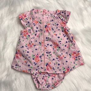 Carters Newborn Flower Dress