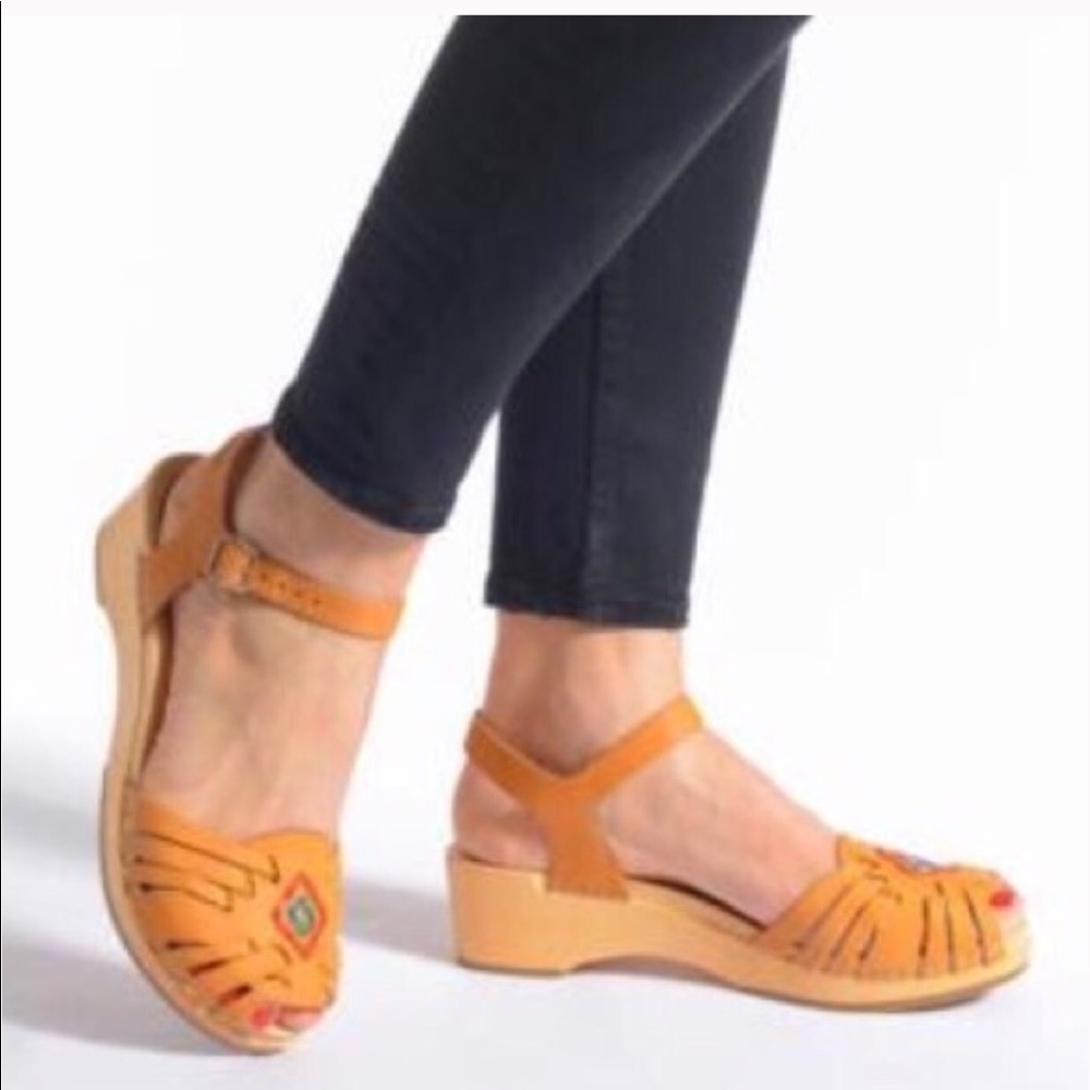 Swedish Hasbeens Huarache Debutant Sandal