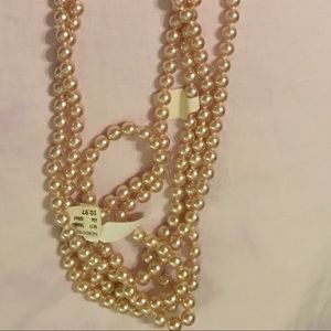 Champagne colored pearls