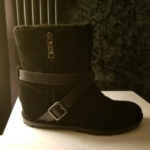 Marc Fisher Suede Wedge Boots