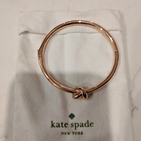 Kate Spade rose gold knot bangle - Picture 2 of 2