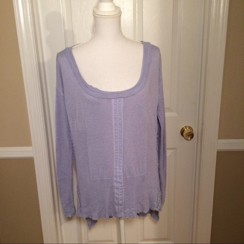 Free People powder blue sweater