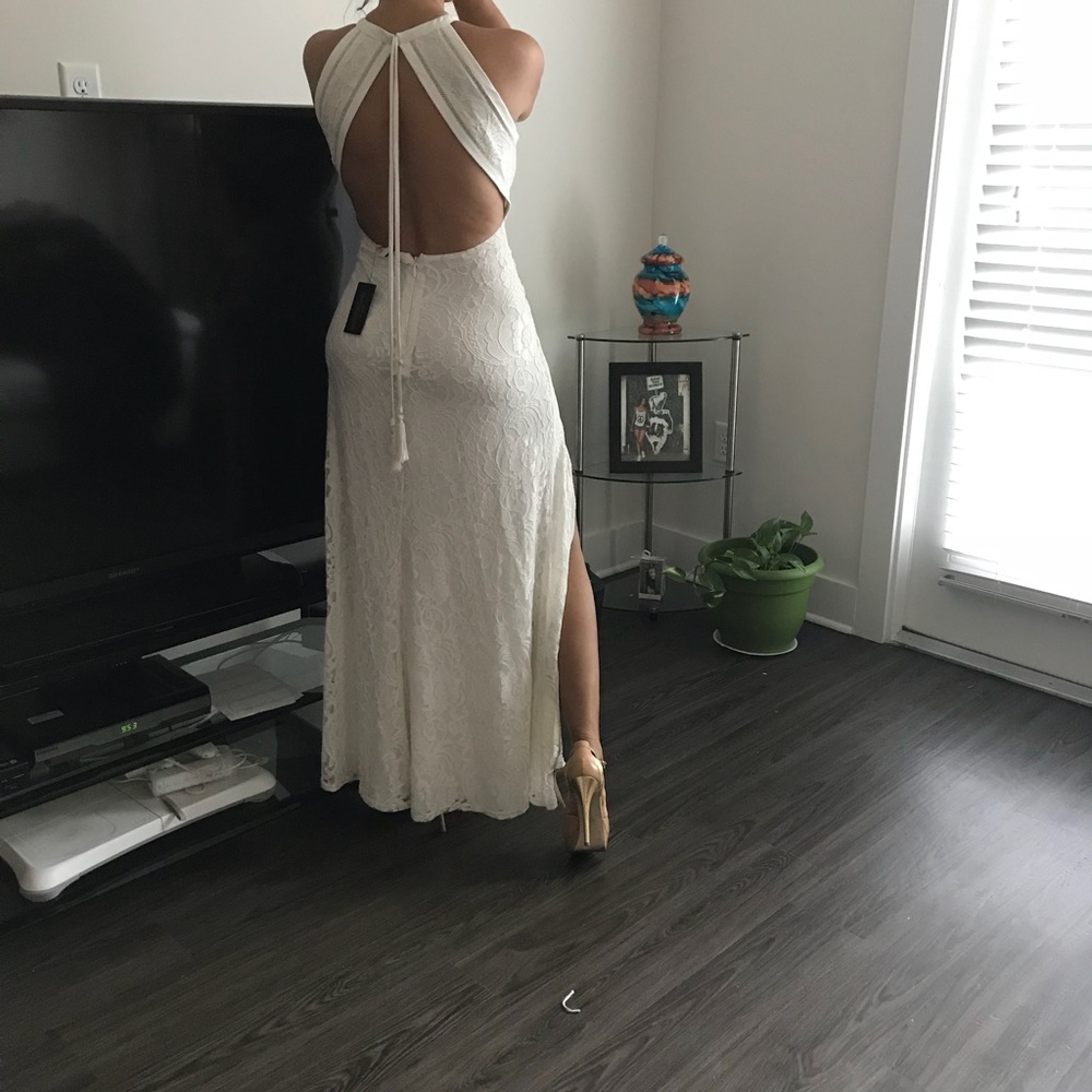 White guess dress