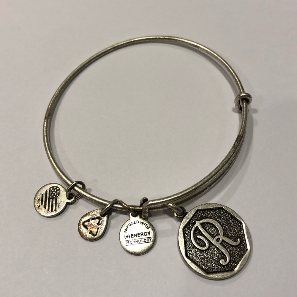 Alex & Ani bracelet - R charm