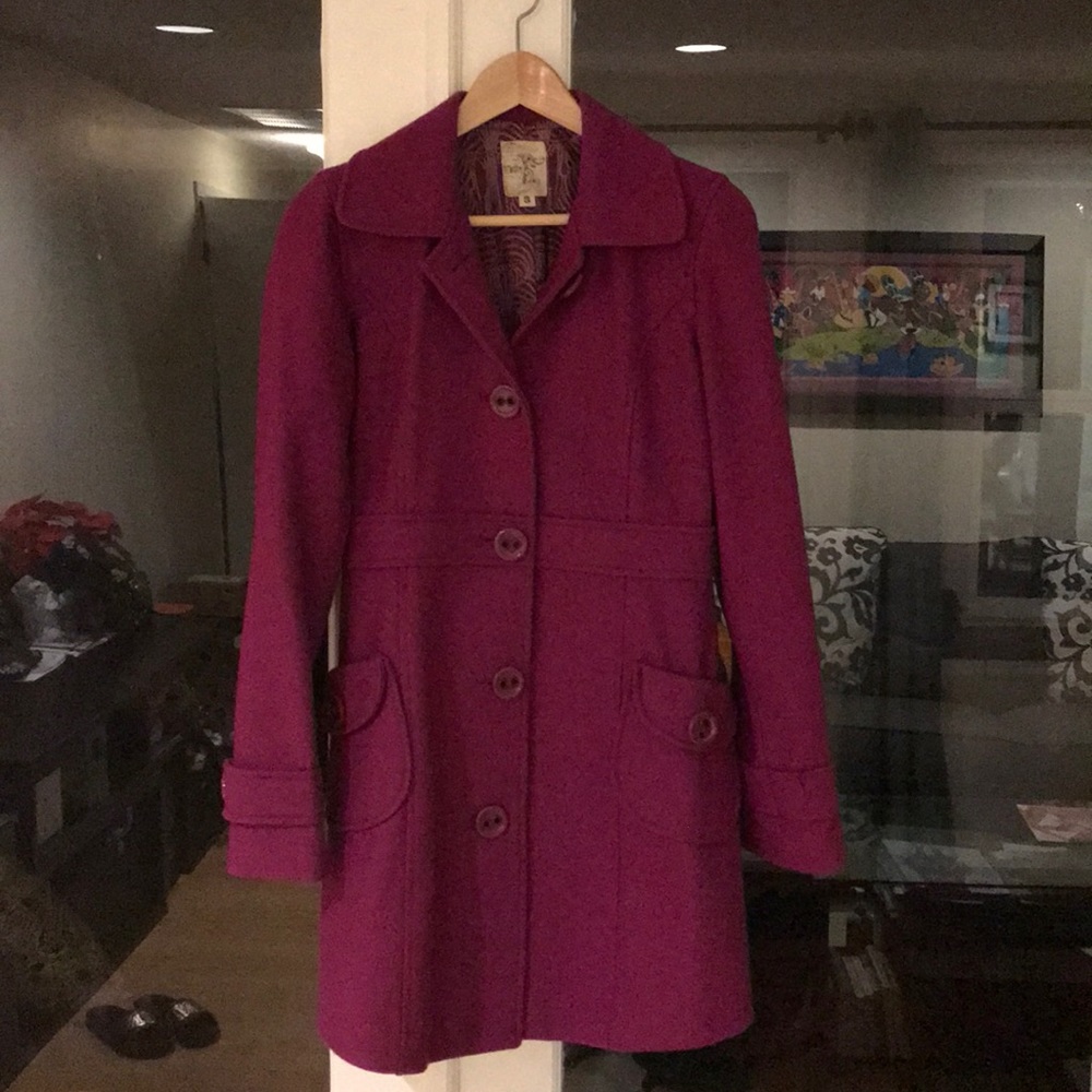 Nordstrom Rack wool pea coat (fit 4-6) - Picture 1 of 4