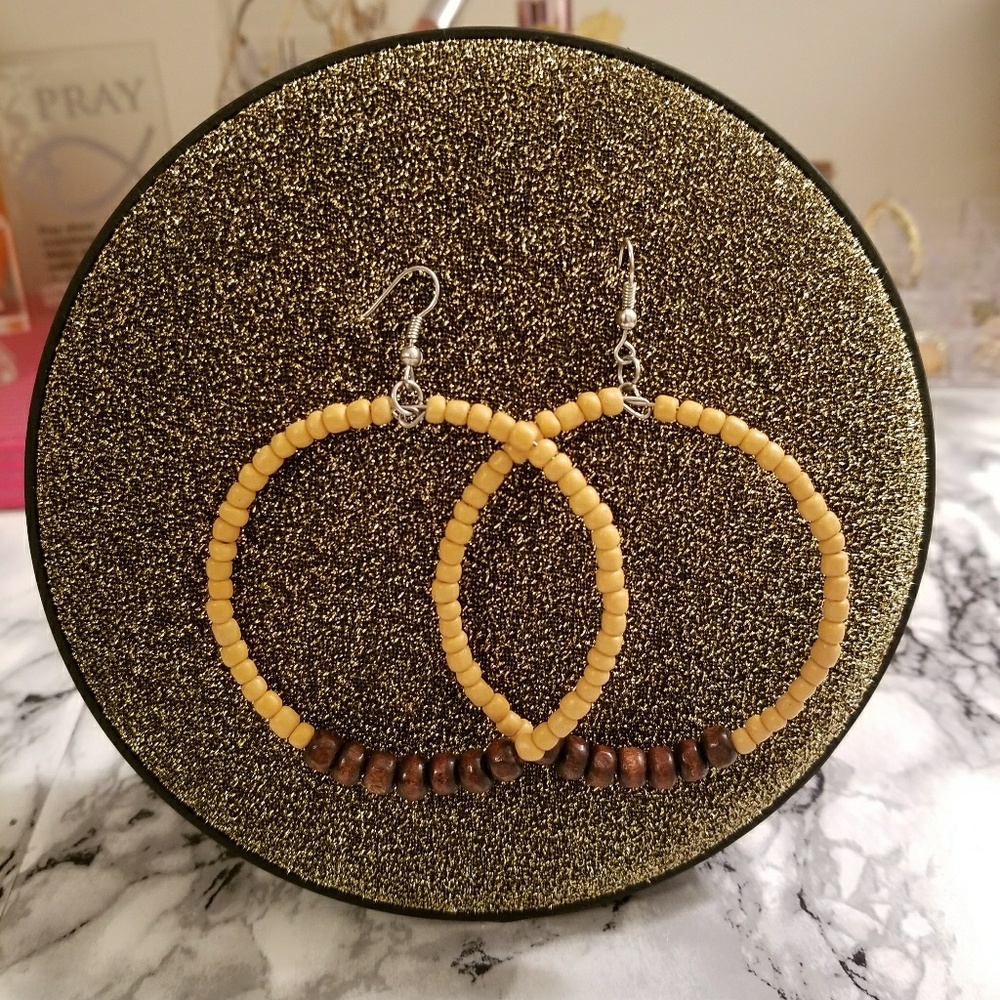Handmade earrings.