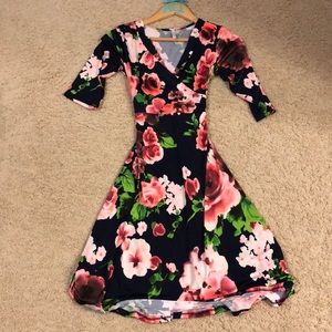 Pinkblush wrap dress