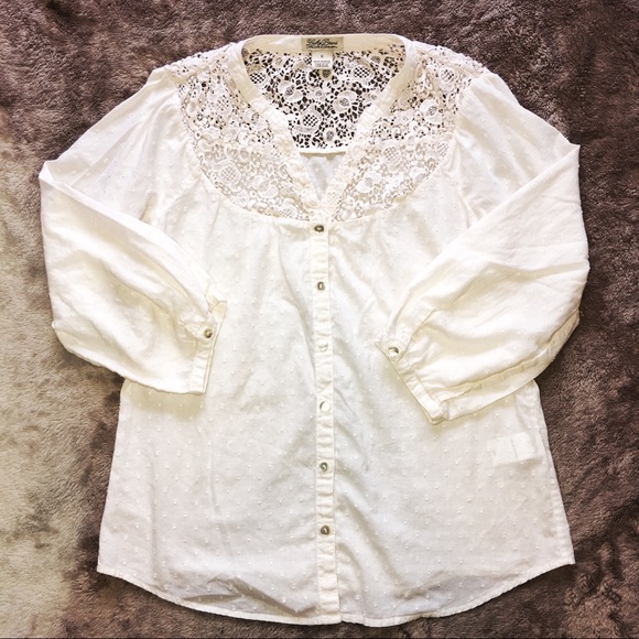 Lucky Brand Tops - White lucky brand blouse