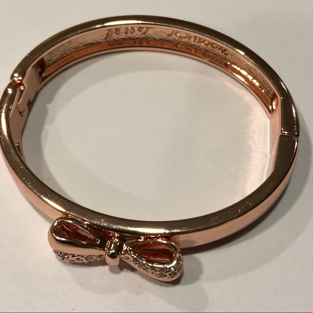 Betsy Johnson Rose Gold Magnetic Bracelet