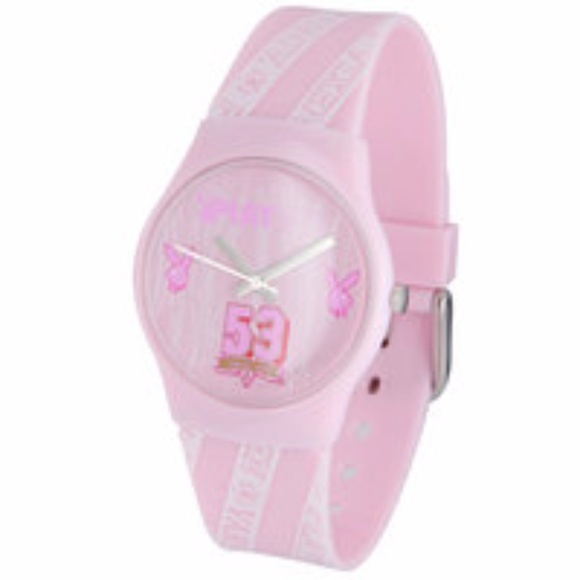Playboy Watch Pink Varsity Vixen Casual Gift Box