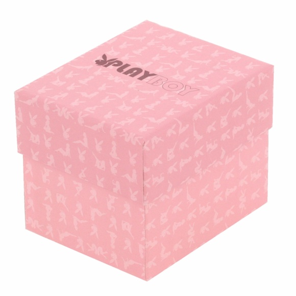 Playboy Watch Pink Varsity Vixen Casual Gift Box
