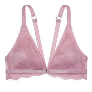 Victorias Secret Pink/Lavender Lace Bra