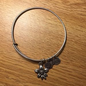 Alex and Ani flower bangle