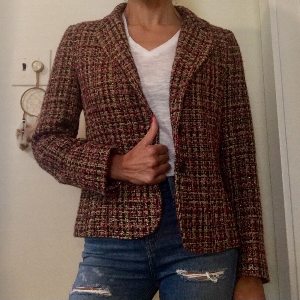 PD! Liz Claiborne Tweed Blazer
