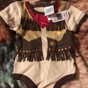 Baby Cowboy outfit and bibs