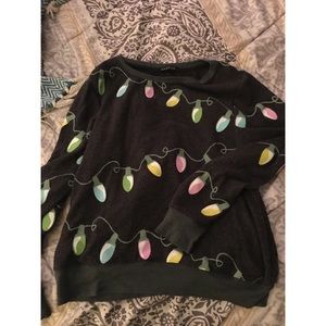 WILDFOX Christmas lights jumper
