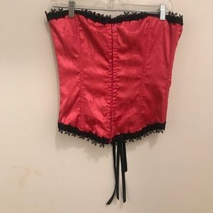 Fredericks of Hollywood - Pink and black corset
